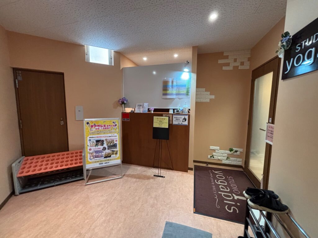 ヨガピス越谷レイクタウンのフロント
